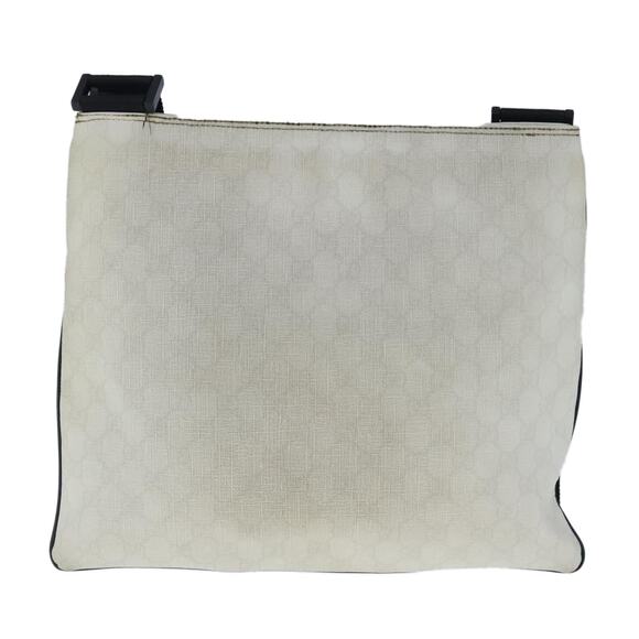 GUCCI GG Supreme Sherry Line Shoulder Bag Pvc Green White - Picture 3 of 16